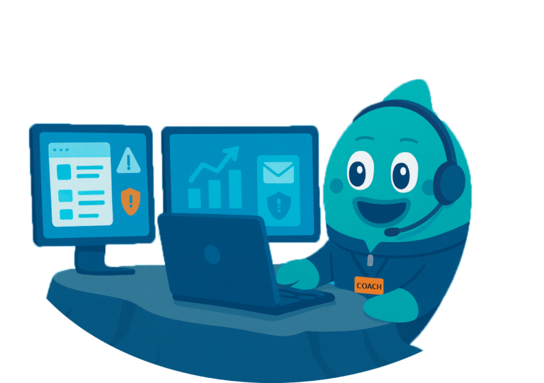 Phishing simulations floating